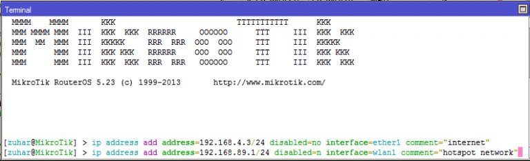 Konfigurasi IP Address di Mikrotik – Lensakom
